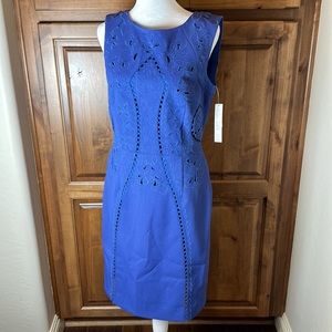 Antonio Melani Blanca Dress Royal Retreat Midi Dress Size 6 New With Tags